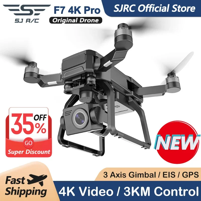 Drone Camera Professional - SJRC F7 4K PRO Камера Дрон
