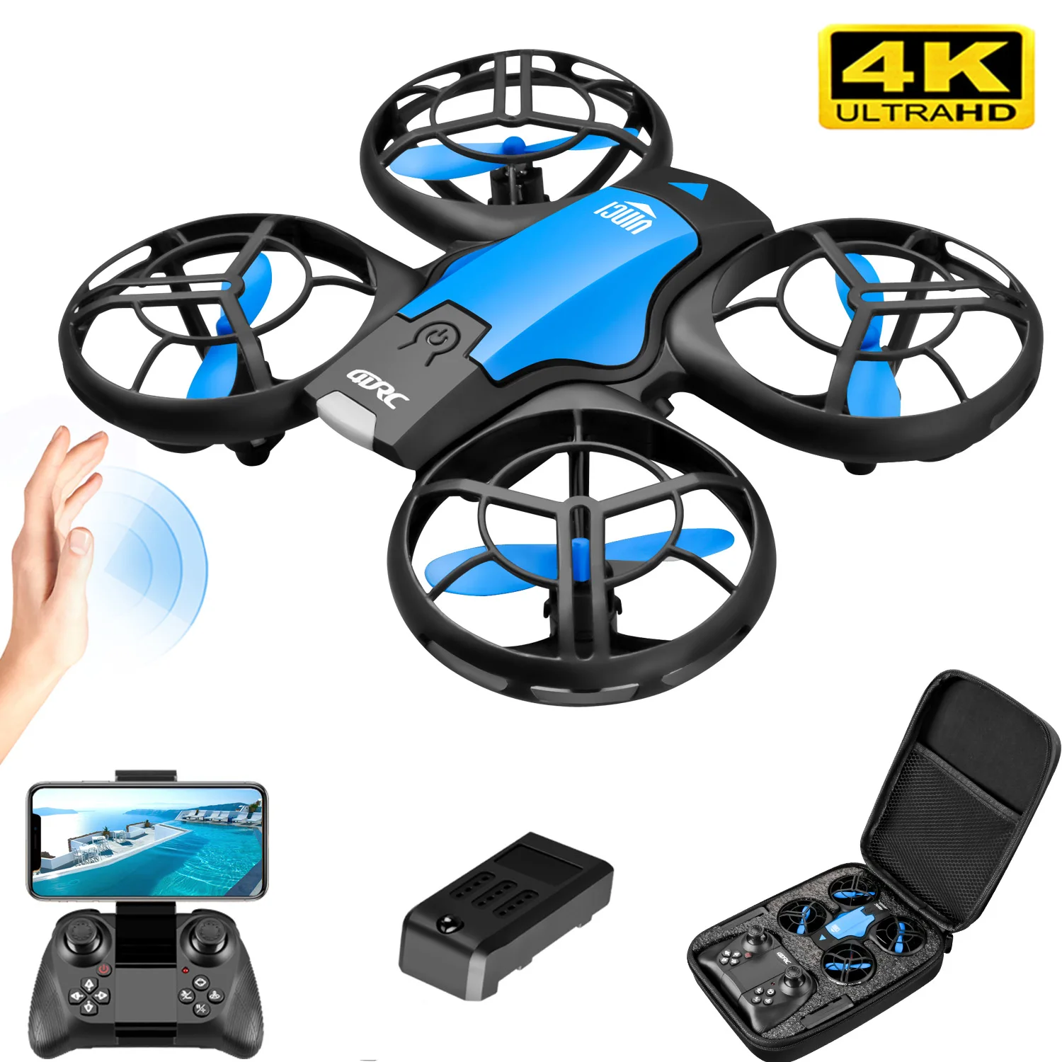 Новый мини-дрон V8 с камерой 4 – обзор и цена Drone Camera Professional