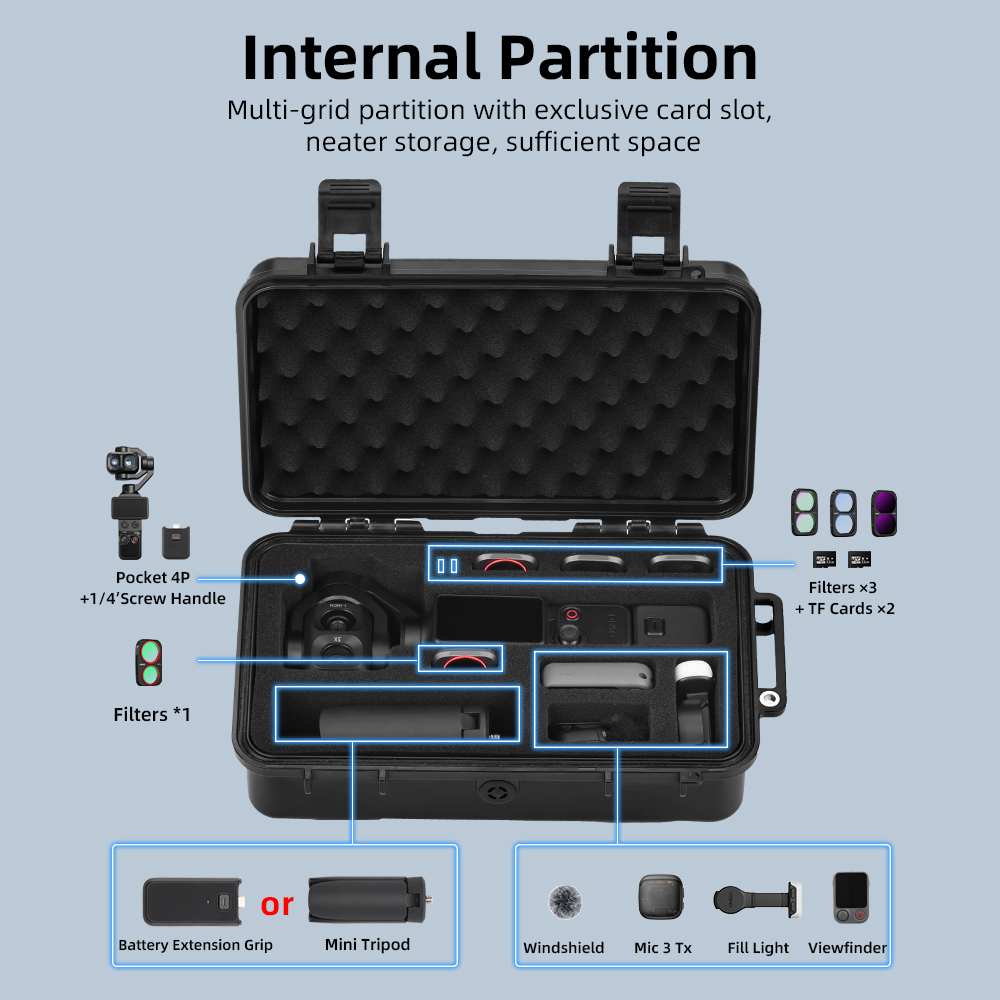 Водонепроницаемый жесткий кейс – обзор и цена Drone Camera Case