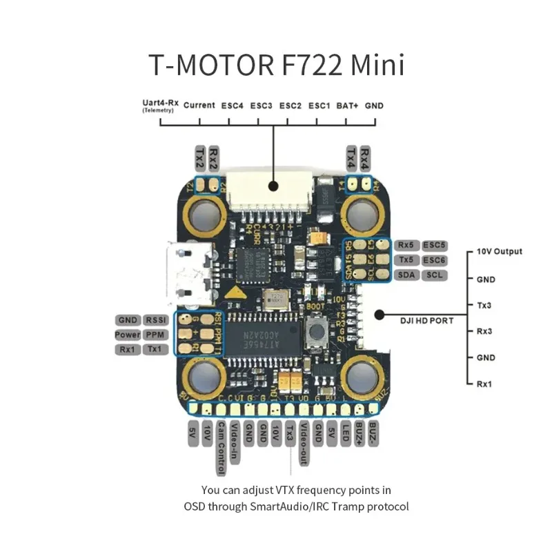 Комплект T-Motor MINI F7 FC F4 – обзор и цена Betaflight Fc F7